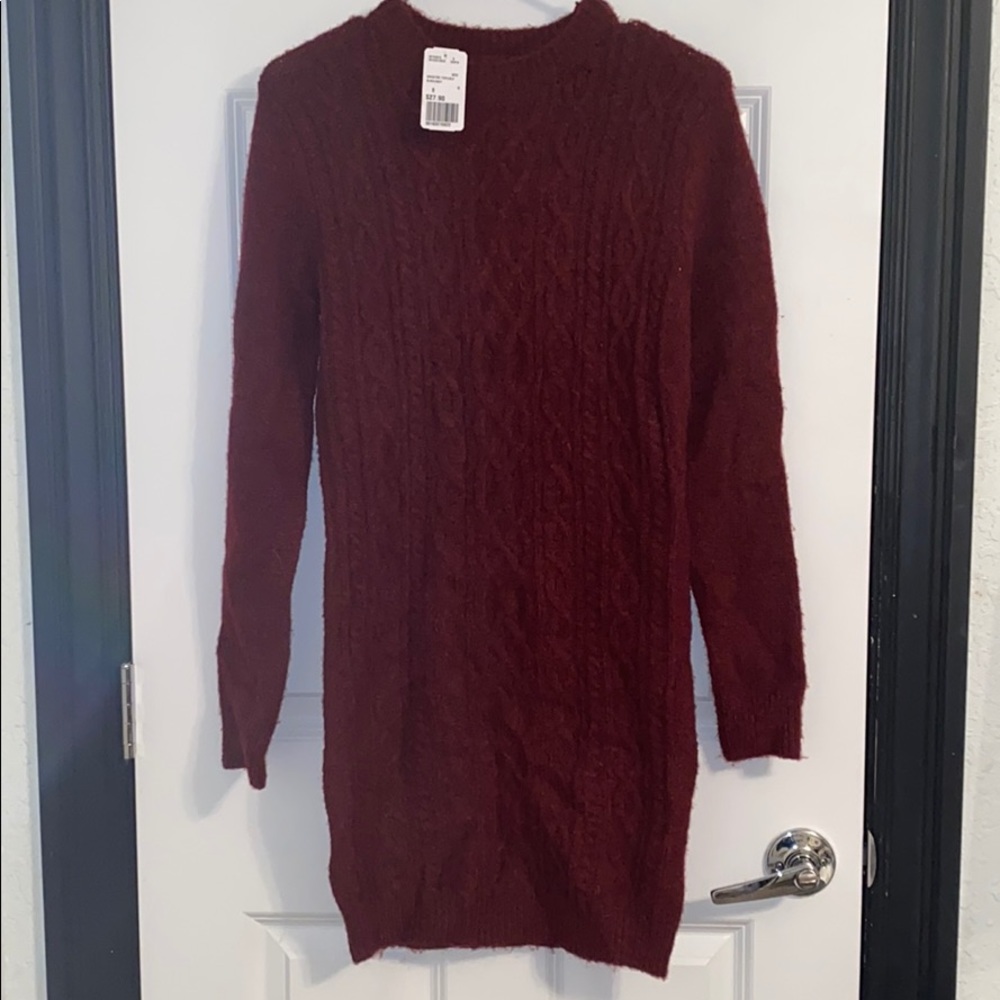 forever 21 sweater dress ッ